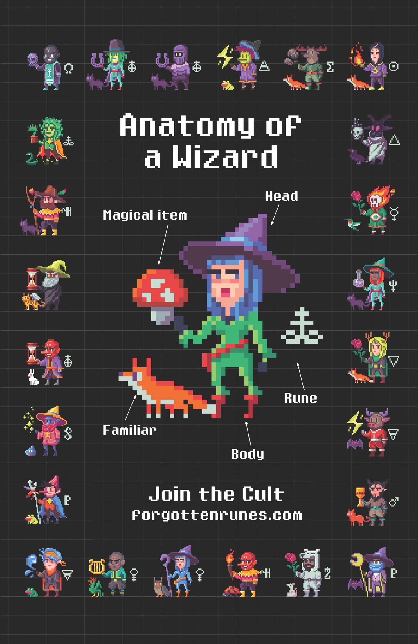 Anatomy of a Wizard Poster